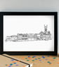 Bold Street Liverpool Landmarks Skyline Art Print - Image 2