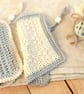 Two face cloths, 100% organic certified cotton, reusable - Image 2