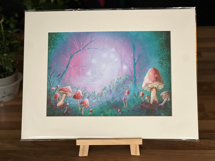 Art Print of Acrylic painting - Midnight Ball