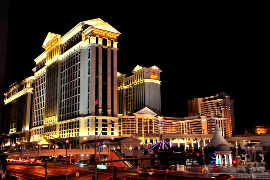 Caesars Palace Hotel Las Vegas America Photograph Print