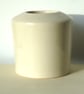 Perfectly  imperfect clearance item,Small minimalist vase in while stoneware - Image 5