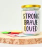 A Jar of Strength, 50 Quotes and Affirmations, Self Care Mental Health Gift 