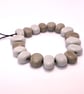 Handmade shiny pebble lamp work glass beads - Image 6