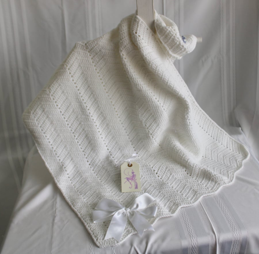 Handmade Crochet Baby Blanket 