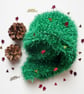 Christmas sparkle scarf - Xmas fashion scarf - Unique handmade gift - Image 1