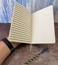 Notebook, Marine themed, A5 (ish), made from up-cycled and recycled materials. - Image 4