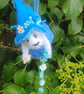Handknitted Midsummer Mini Mouse- Forget me Not - Image 3