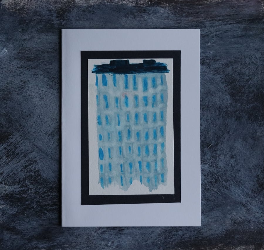 greetings card - cloud house