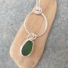 Sterling silver seaglass pendant