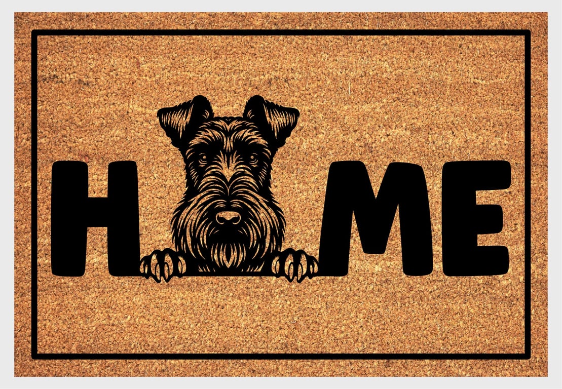 Irish Terrier Home Door Mat No.2 - Irish Terrier Dog Welcome Mat - 3 Sizes