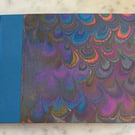 HANDMADE WATERCOLOUR MARBLED SKETCHBOOK