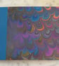 HANDMADE WATERCOLOUR MARBLED SKETCHBOOK