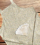 Handmade Children's Apron, Small Apron, Coloured Floral Design 5-8 yrs-CAPR03