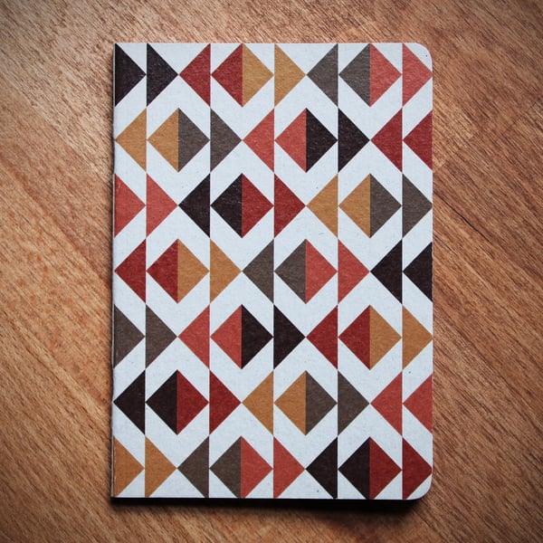 ARC02.1 A6 pocket notebook with graphic pattern cover