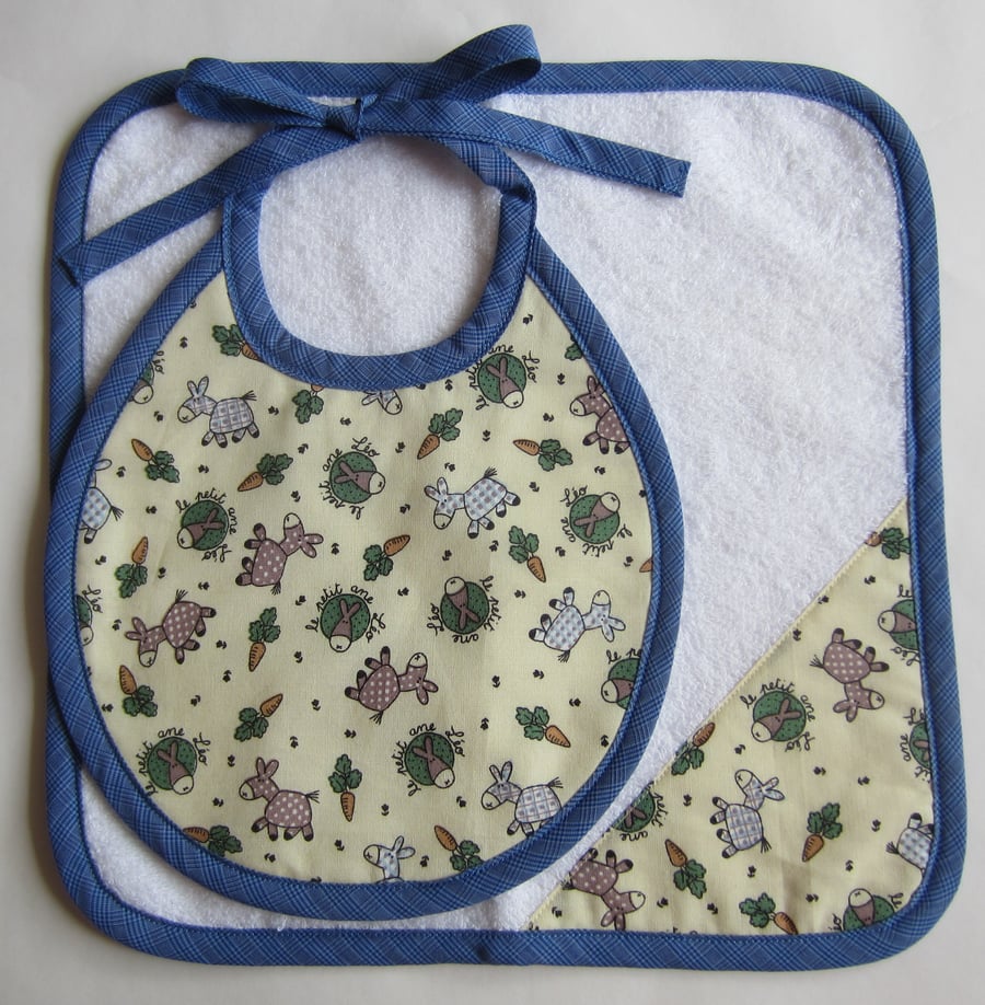 Beautiful Bundle Baby Bib and Dribble Cloth Set
