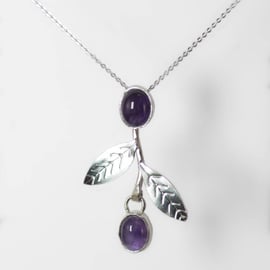 First Fruit Necklace with Amethyst