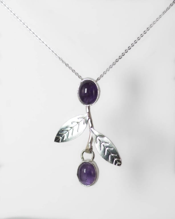First Fruit Necklace with Amethyst