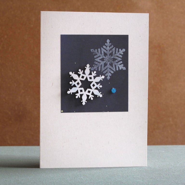  Unique Hand Made Christmas Card with Envelope