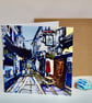 Delightful Richmond Lanes – Colourful Greeting Art Card - Image 2