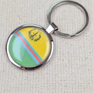 St Martin Unity Flag Keyring