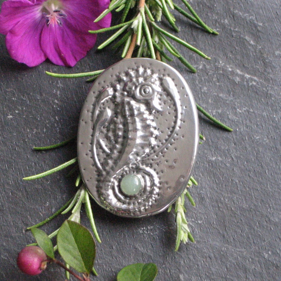 Seahorse Brooch