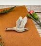 Oystercatcher Wooden Pin Badge - Image 5