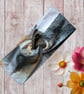 Women's Twist Knot Headband-Hairband Knot-Jersey Twist Headband-Grey-HA014 - Image 3