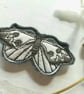 Handmade 'Large White' Butterfly Brooch - Image 2