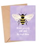 Bumble Bee Mum Birthday Card, Best Mum, Thank You Mum Card, Mother's Day Card. - Image 5