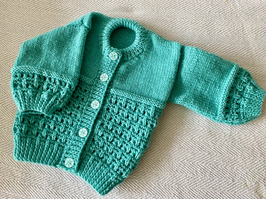 Girls Hand Knitted Cardigan