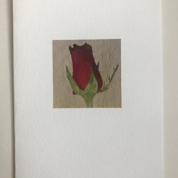 Red Rose Card