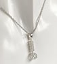 Sterling Silver Chainmaille Pendant - Image 2