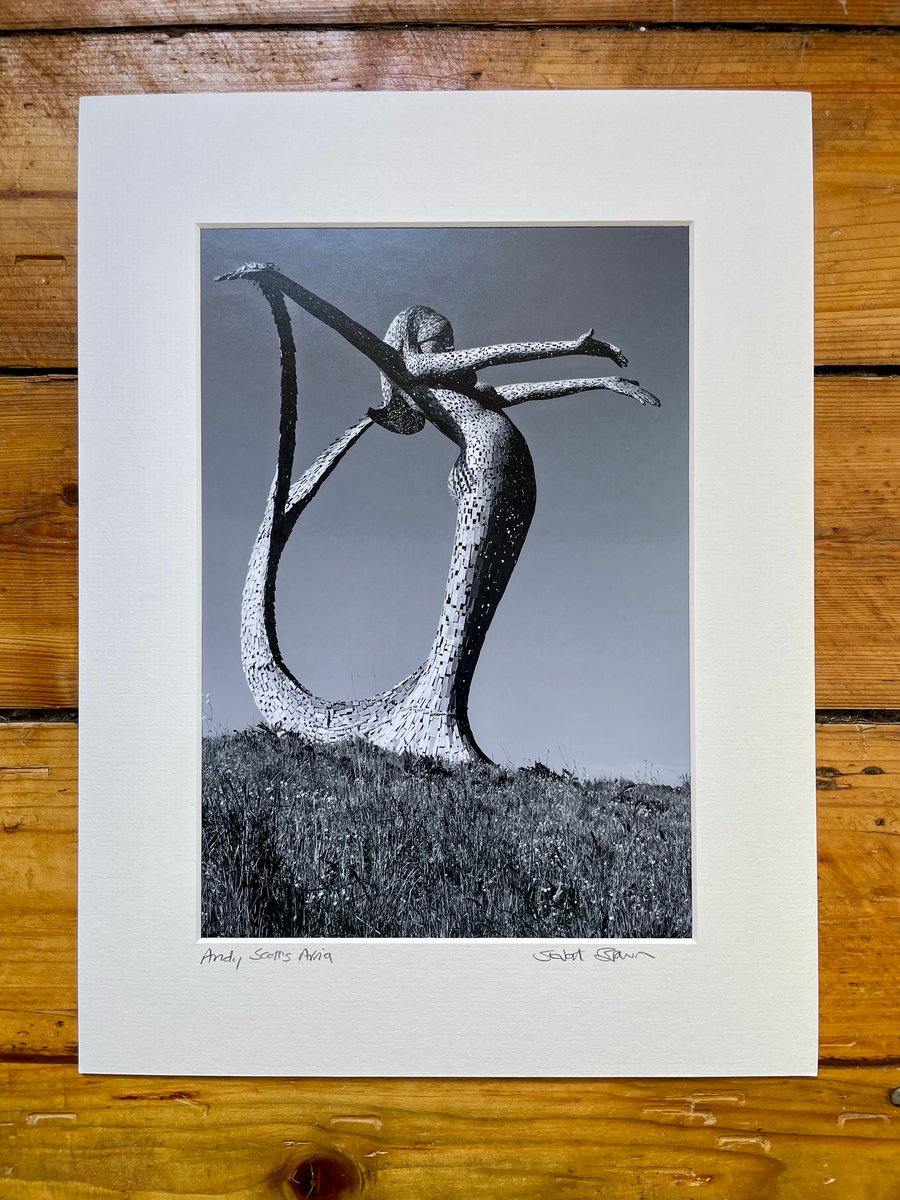 Andy Scott's Arria Signed Mounted Print FREE DELIVERY
