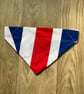 Union Jack Coloured Large Dog Bandana.  - Image 1