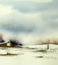 Barn. Original Watercolour Painting. - Image 1
