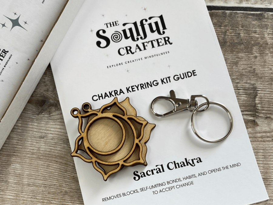 Sacral Chakra Creative Mindfulness Keyring Craft Kit
