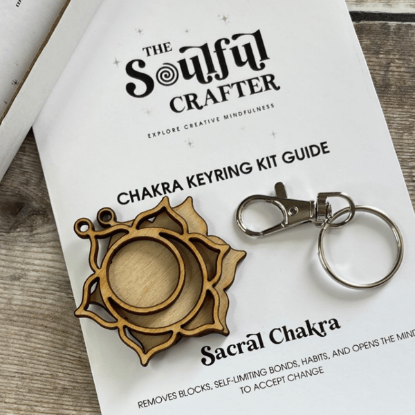 Sacral Chakra Creative Mindfulness Keyring Craft Kit