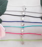 Friend Wish Bracelet, Friend Cord Bracelet, Friend Gift, Friends are like stars  - Image 5