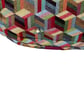 Large fabric falling blocks tapestry travel bag - Image 8