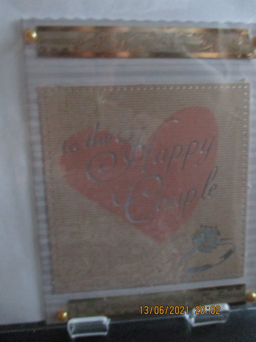 To the Happy Couple Engagement Card