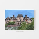 Original Eltham Palace London Art Acrylic Painting 7x5 Inches