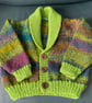 Chunky Hand Knitted Cardigan (Chest 30”) - Image 2