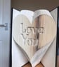 Love You in a Heart COMBI Book Folding Pattern - EMAILED PDF PATTERN - Image 3