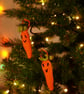 Crochet Carrot decoration (pair)  - Image 1