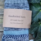Handknitted Adult Socks - UK 5-6