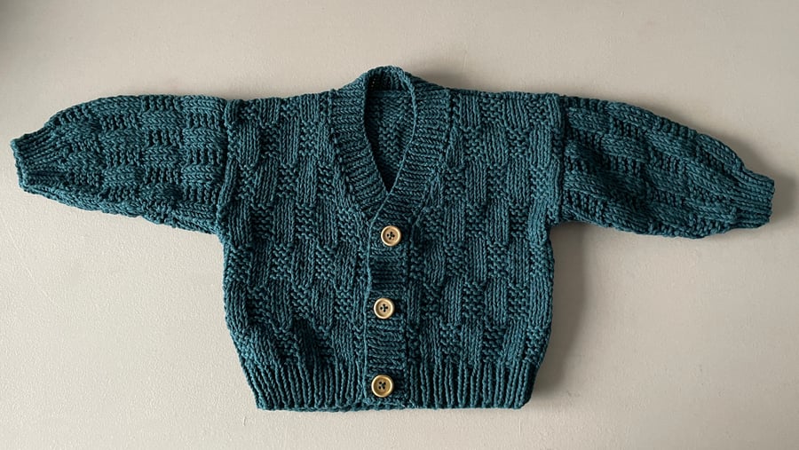 Baby Boys Cardigan in Green