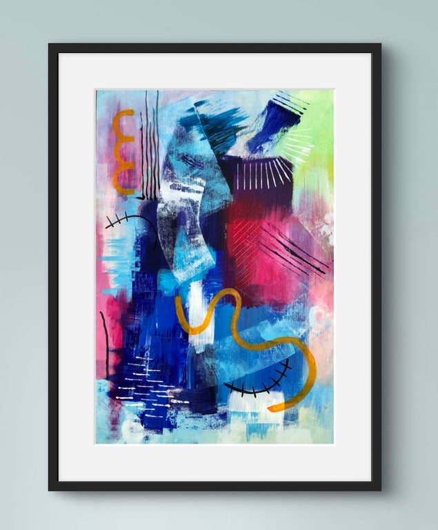  Limitless Abstract Painting on Canvas