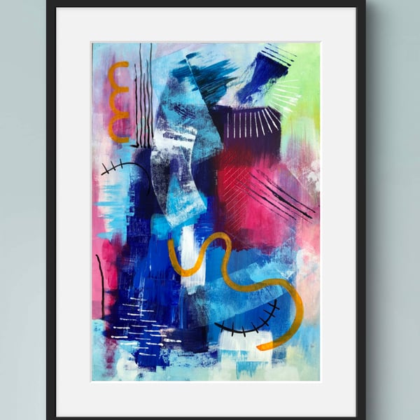  Limitless Abstract Painting on Canvas