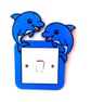Dolphin Light Switch Surround – Cheerful Kids Bedroom Decor
