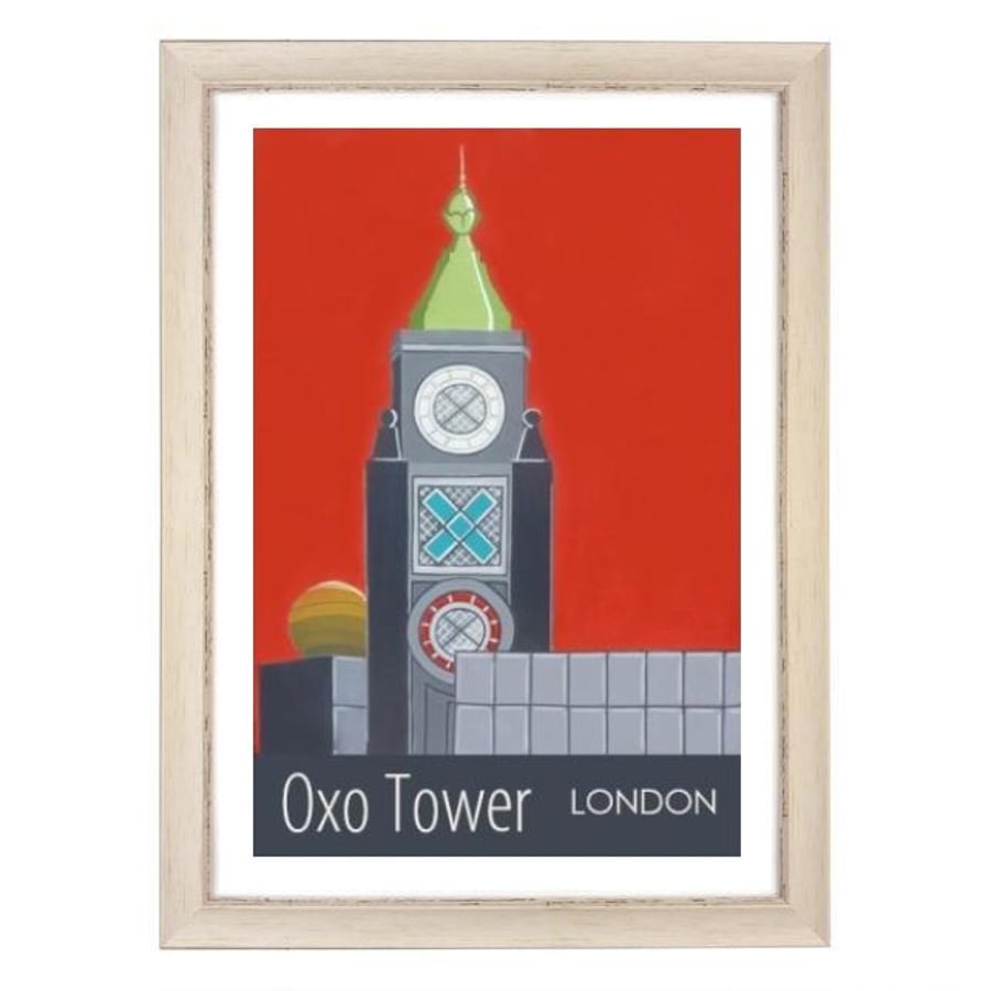 Oxo Tower white frame